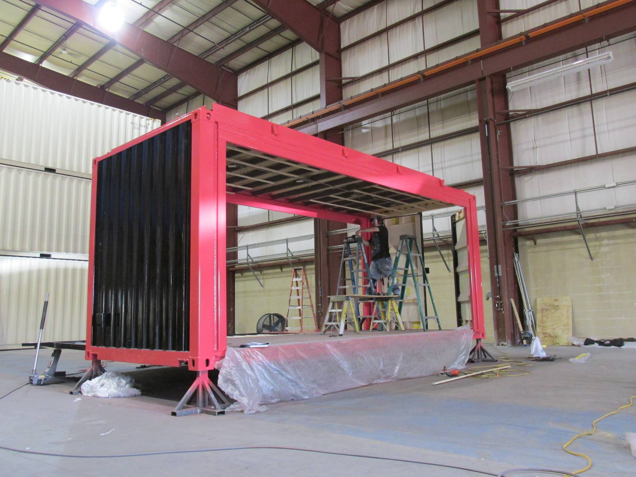 Shipping Container Trade Show Display Build
