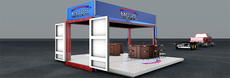MODS Pop-up Shipping Container